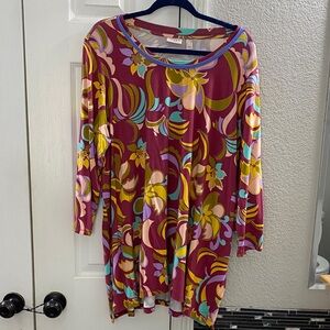 Logo Floral Patterned Women's Top